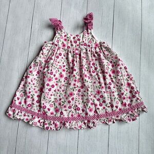 Floral Pink and White Gymboree Dress